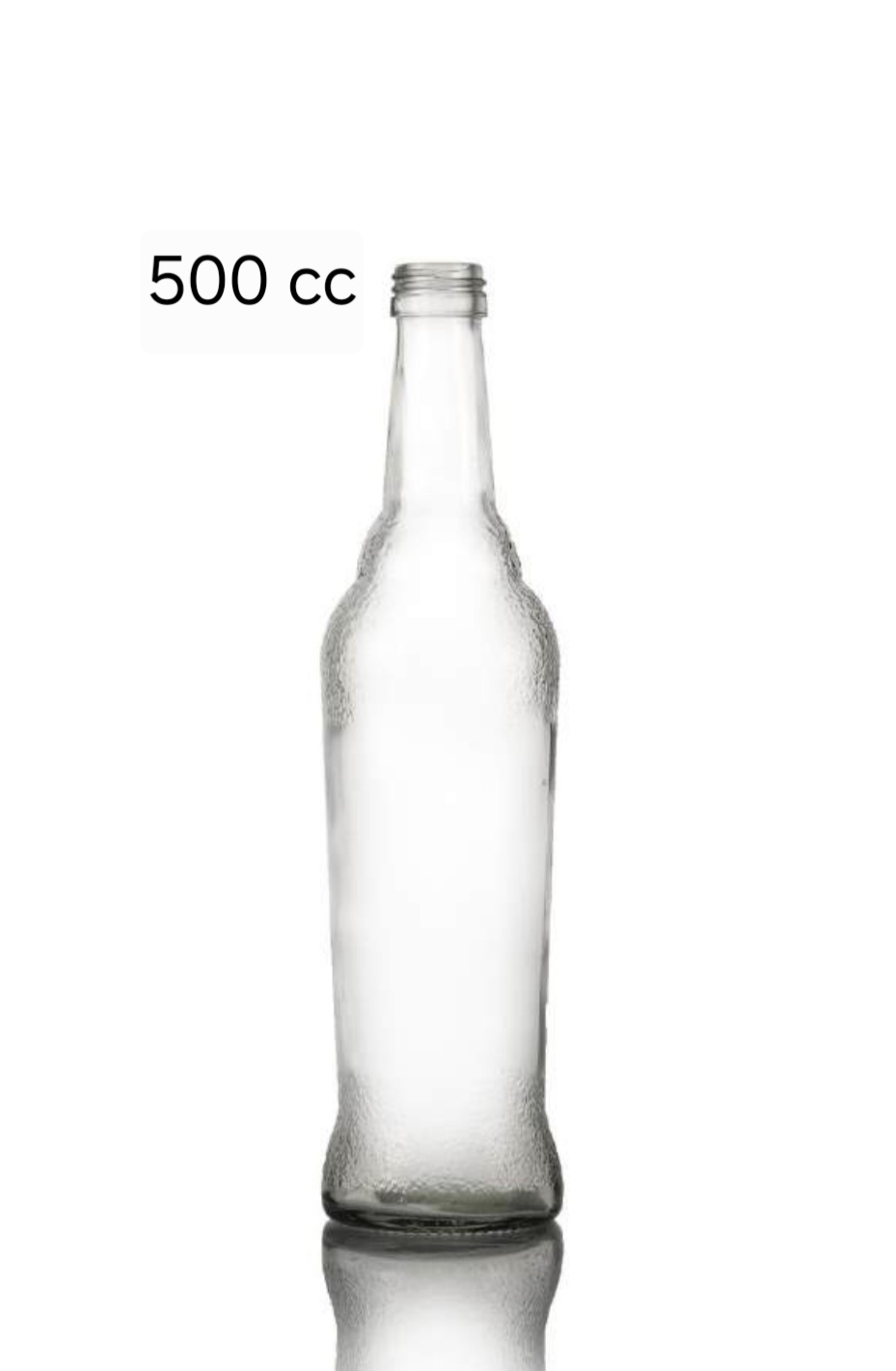 تصویر 1 از فروش بطری شیشه ای 500 سی سی تشتک خور